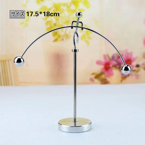 クリエイティブな金属製鉄人の飾り💛不倒翁 男 おもちゃ