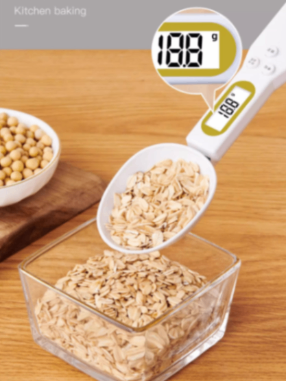 電子はかりスプーン、ベビーフード用スプーン、充電式、喫茶店・ミルクティー店用、業務用計量スプーン