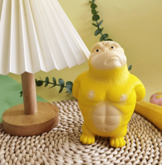 Mr. Huang Gorilla ストレス解消ニギニギ玩具、ストレス軽減グッズ 人気インフルエンサー、おもちゃ