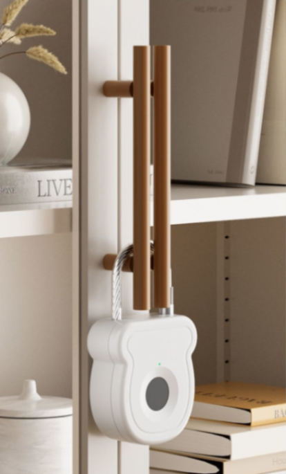 スマート指紋南京錠、屋外スーツケース指紋ロック、ステンレス鋼ドアキャビネット南京錠、財務バックパック指紋南京錠