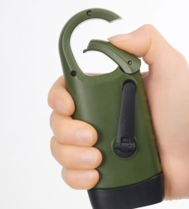 ソーラー充電器、手回し式懐中電灯、USB充電、多機能キャンプ用電源、緊急 LED ライト、屋外照明ライト